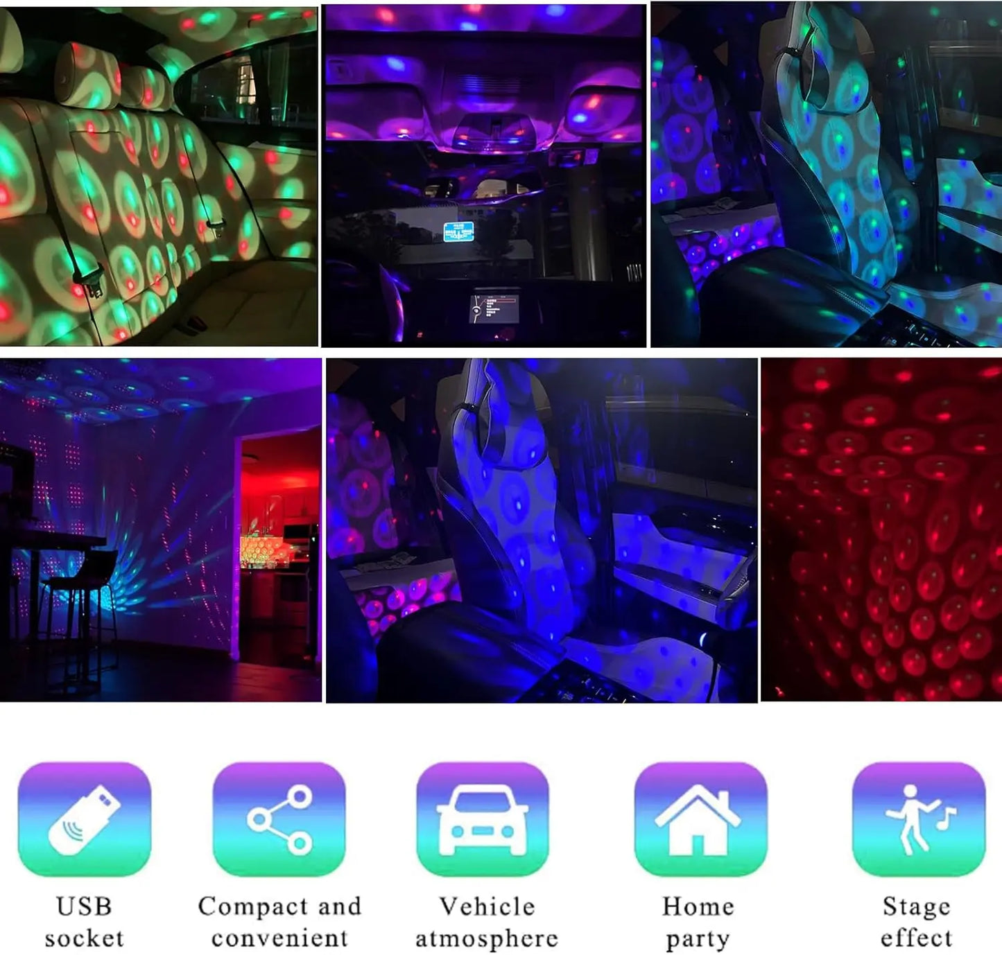 SkyGlow™ Car LED Projector