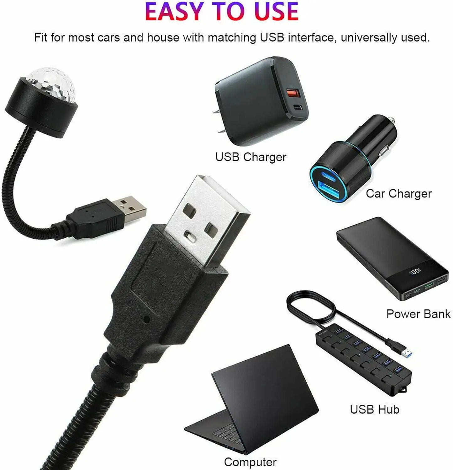 SkyGlow™ Car LED Projector